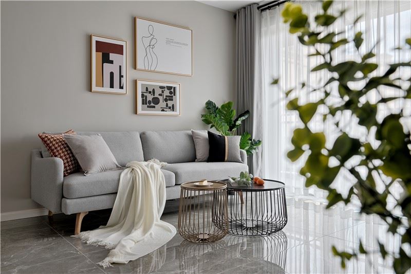 江門市恩平碧桂園北歐風格三居室裝修案例