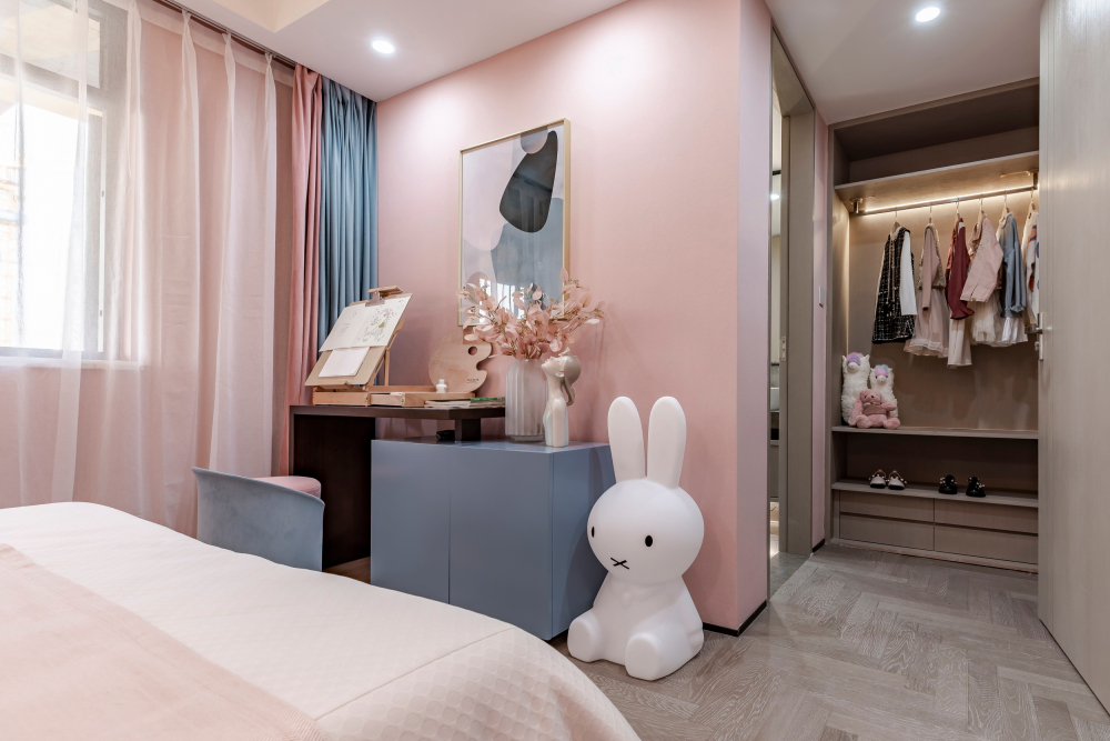 現(xiàn)代輕奢風(fēng)格室內(nèi)設(shè)計家裝案例-兒童房 現(xiàn)代輕奢風(fēng)格室內(nèi)設(shè)計家裝案例-兒童房