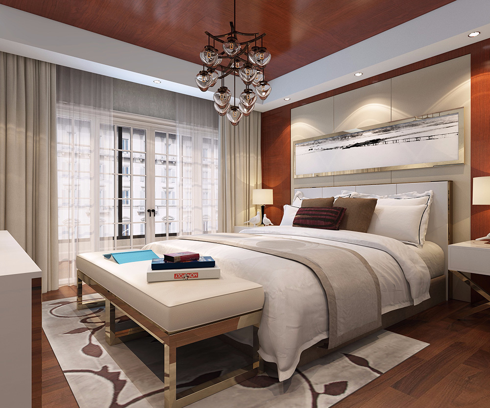 現(xiàn)代輕奢風(fēng)格別墅裝修效果圖-佛山燈湖領(lǐng)秀別墅350平米-別墅臥室裝修 現(xiàn)代輕奢風(fēng)格別墅裝修效果圖-佛山燈湖領(lǐng)秀別墅350平米-別墅臥室裝修