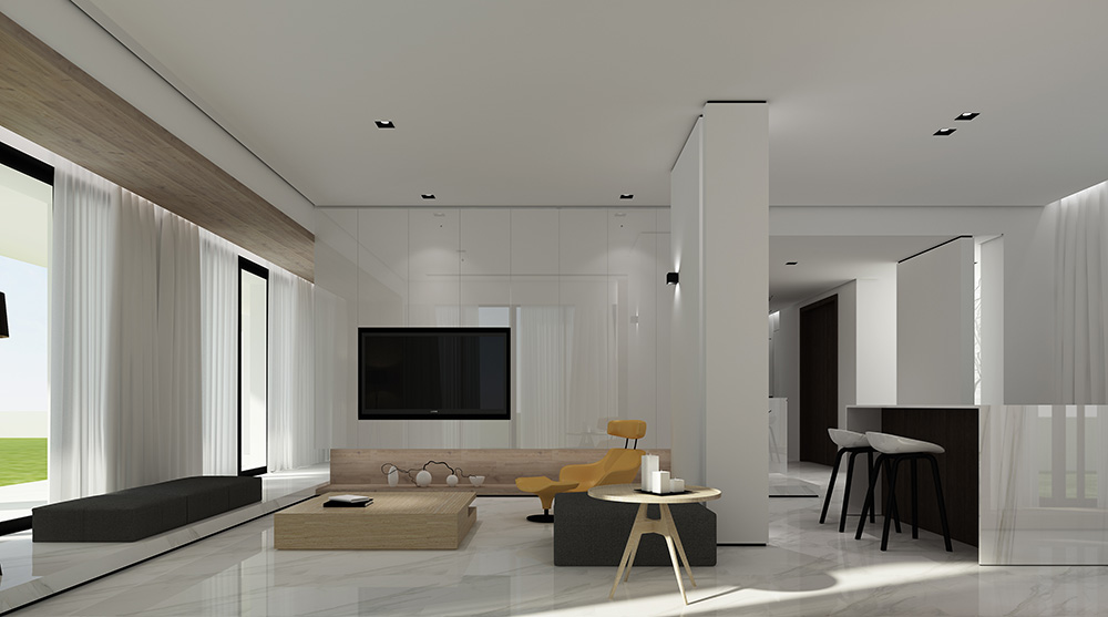 現(xiàn)代極簡風格別墅裝修設計效果圖-迎江"逸"墅·碧桂園-別墅裝修設計一樓客廳 現(xiàn)代極簡風格別墅裝修設計效果圖-迎江"逸"墅·碧桂園-別墅裝修設計一樓客廳