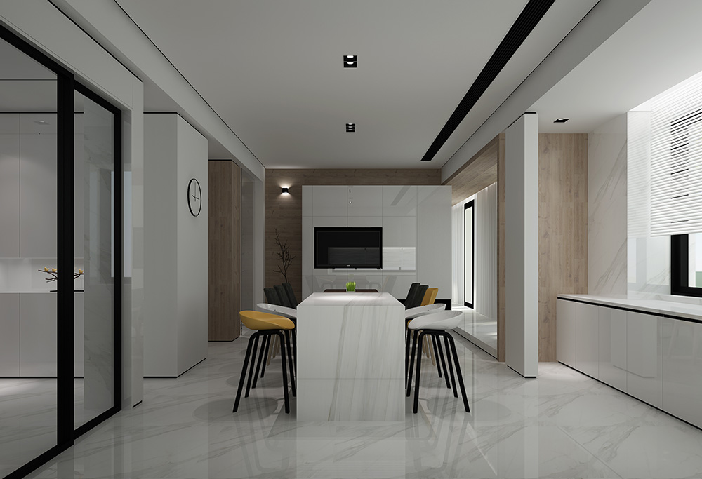 現(xiàn)代極簡風格別墅裝修設計效果圖-迎江"逸"墅·碧桂園-別墅餐廳裝修設計 現(xiàn)代極簡風格別墅裝修設計效果圖-迎江"逸"墅·碧桂園-別墅餐廳裝修設計