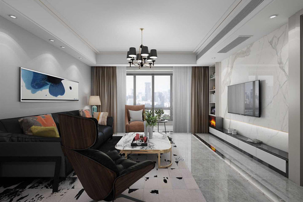 黔西南布依族苗族自治州100平米以下現(xiàn)代前衛(wèi)風格華邦祥和園家裝設計效果圖