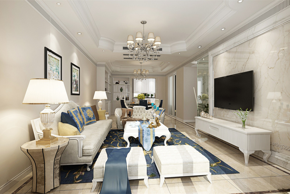 惠州市盛世泉說現(xiàn)代簡約風(fēng)格三居室裝修案例