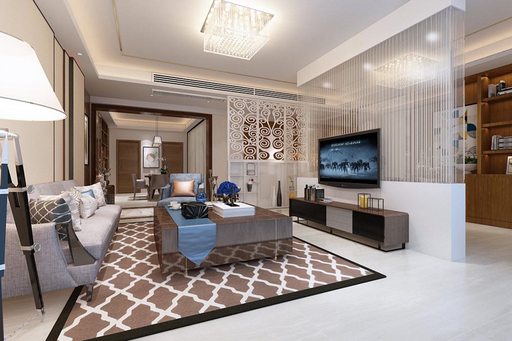 江門市碧桂園山水豪園現(xiàn)代簡約風(fēng)格四居室裝修案例