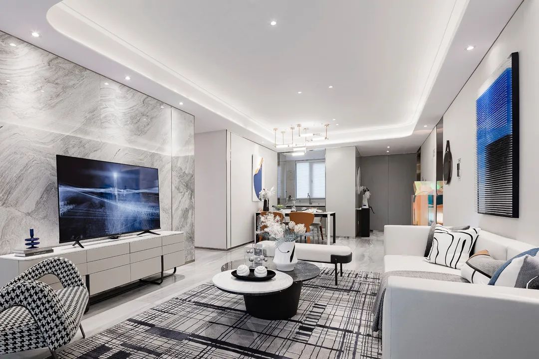 廣州市錦繡銀灣現(xiàn)代簡(jiǎn)約風(fēng)格三居室裝修案例