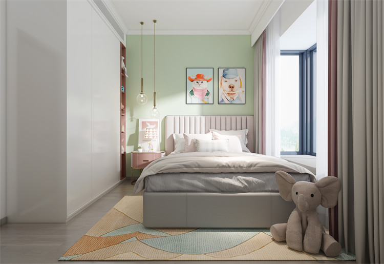 廣州市富力天朗明居新中式風(fēng)格四居室裝修案例