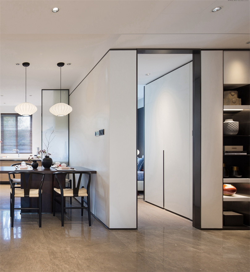 廣州市雅居樂(lè)富春山居新中式風(fēng)格四居室裝修案例