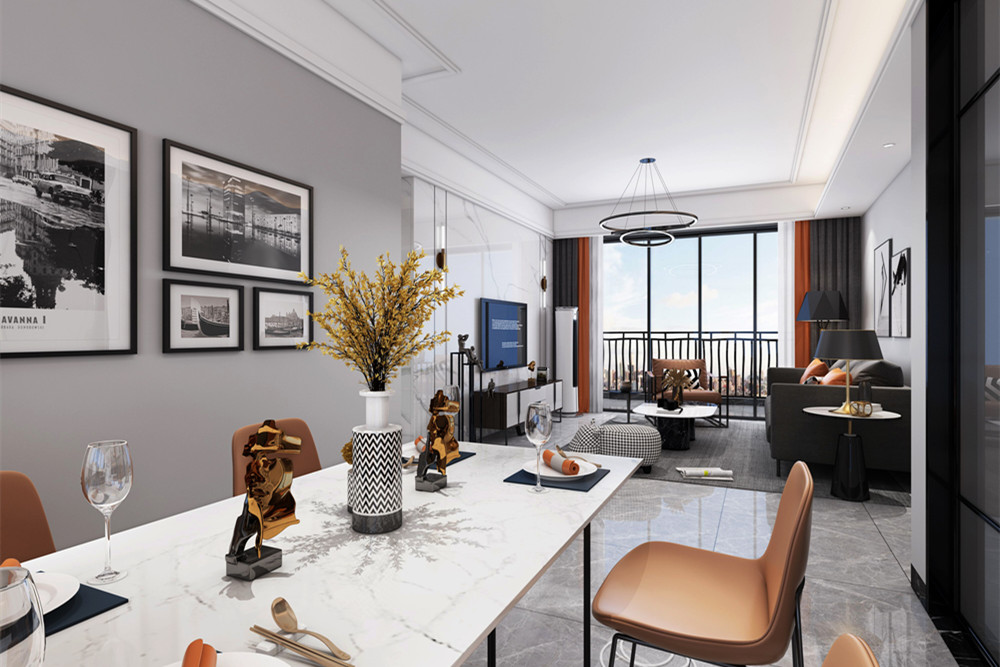 江門101-200平米現(xiàn)代簡約風格海倫時光裝修設(shè)計案例