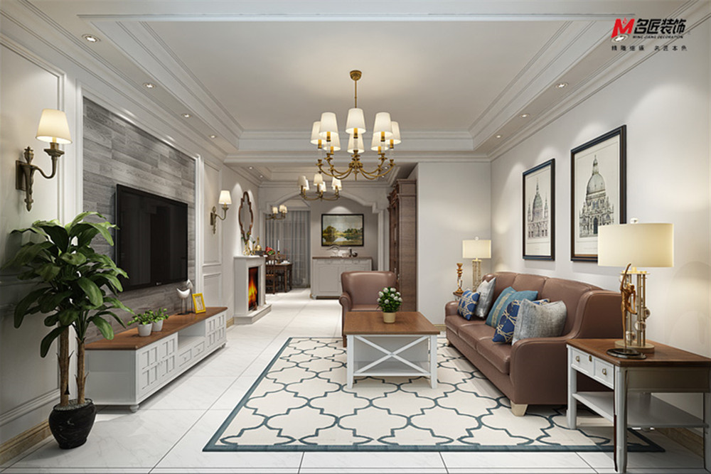 合肥市半島公館現(xiàn)代簡約風(fēng)格三居室裝修案例