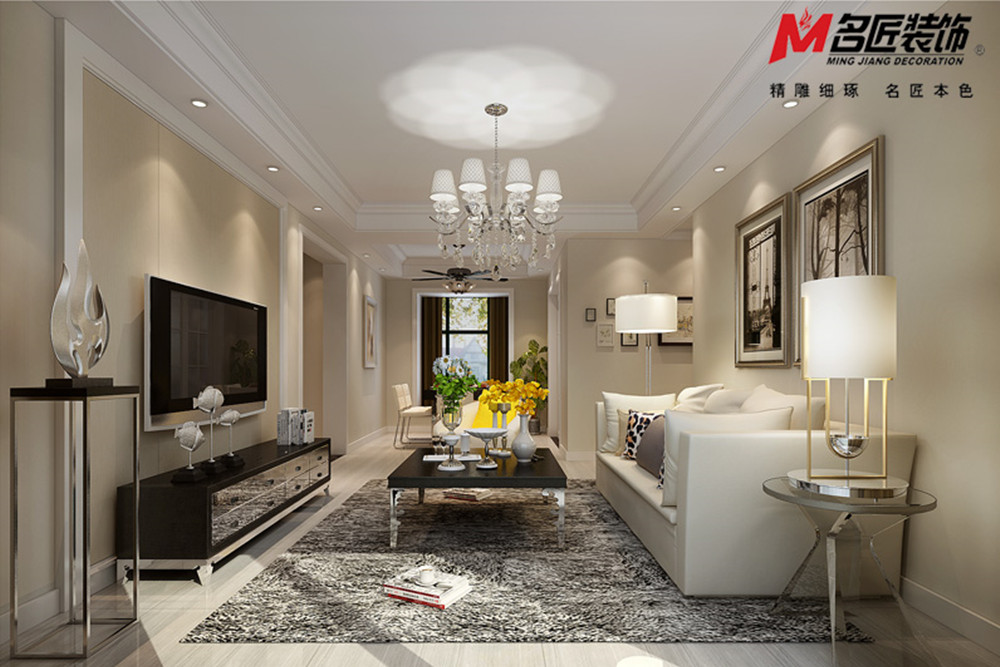 合肥市龍湖&middot;天境現(xiàn)代簡約風(fēng)格三居室裝修案例