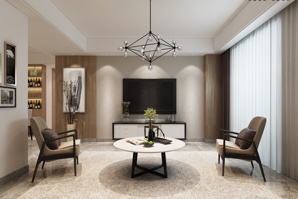 合肥市宋都&middot;如意長江現(xiàn)代簡約風格三居室裝修案例