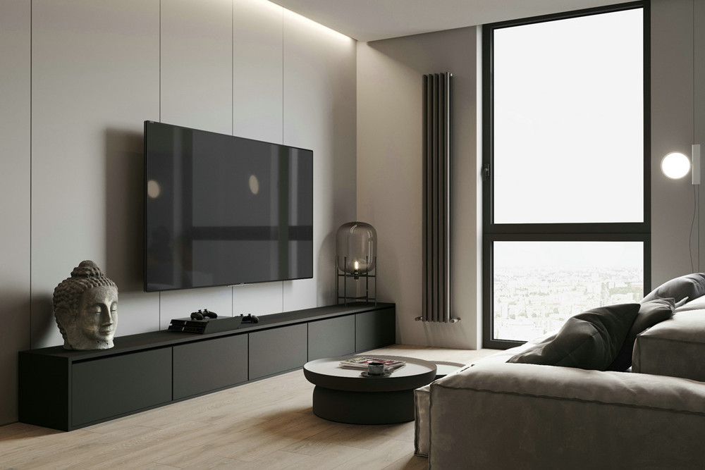 嘉興市寶石公館現(xiàn)代簡約風格二居室裝修案例