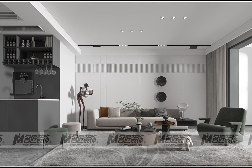 湖州市星澤苑現(xiàn)代簡約風(fēng)格三居室裝修案例