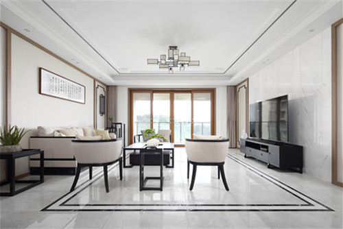 德陽市安國街505號附901號院新中式風(fēng)格別墅裝修案例