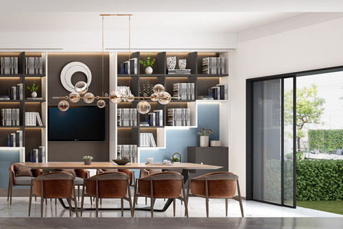 德陽市濱河公寓現(xiàn)代簡(jiǎn)約風(fēng)格三居室裝修案例