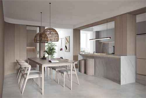 德陽市北斗路19號院現(xiàn)代簡約風(fēng)格三居室裝修案例