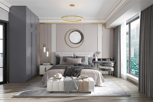 茂名市安居樓現(xiàn)代簡(jiǎn)約風(fēng)格三居室裝修案例