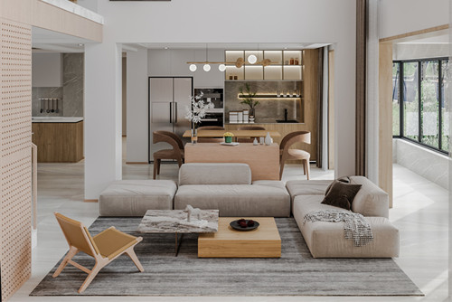 淮安市翰林世家現(xiàn)代簡(jiǎn)約風(fēng)格別墅裝修案例