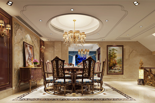 泰州301平米以上歐式風(fēng)格地中?；▓@室內(nèi)設(shè)計(jì)效果圖