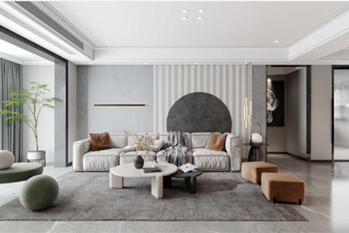 玉林市金泰雅苑北歐風格三居室裝修案例