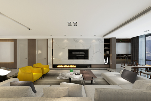 百色市品潤(rùn)劍橋郡北歐風(fēng)格四居室裝修案例