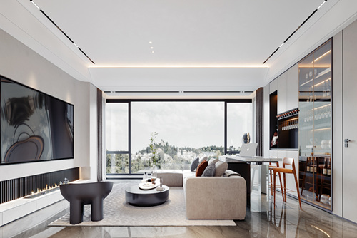 云浮市富安居富林豪庭現(xiàn)代風(fēng)格別墅裝修案例