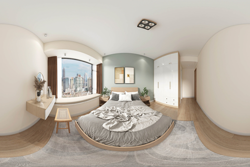 江門(mén)市融創(chuàng)御府北歐風(fēng)格三居室裝修案例