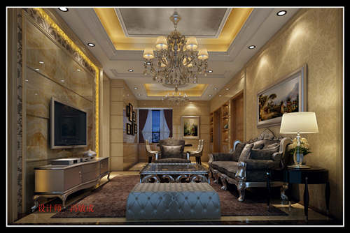 茂名市財富時代新中式風(fēng)格別墅裝修案例