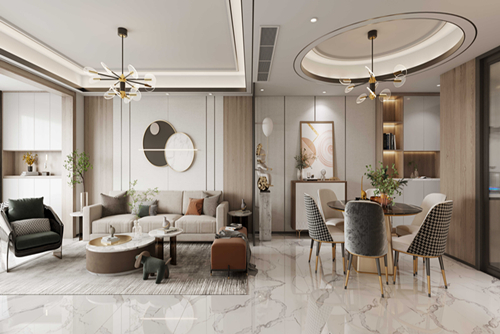 茂名市富怡家園現(xiàn)代簡約風(fēng)格三居室裝修案例