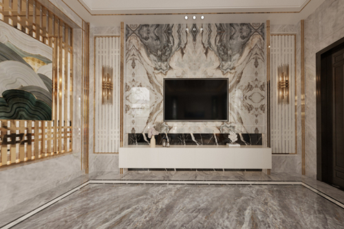 清遠市臥龍五洲世紀城歐式風(fēng)格別墅裝修案例