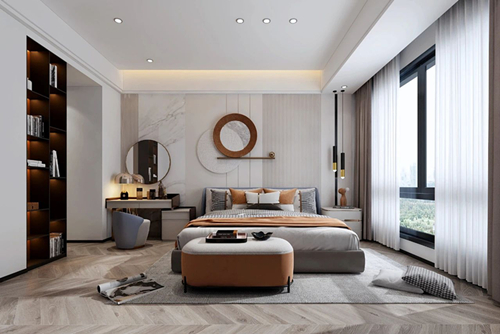 福州市龍旺&middot;閩越水鎮(zhèn)&middot;理想家2.0現(xiàn)代風格三居室裝修案例