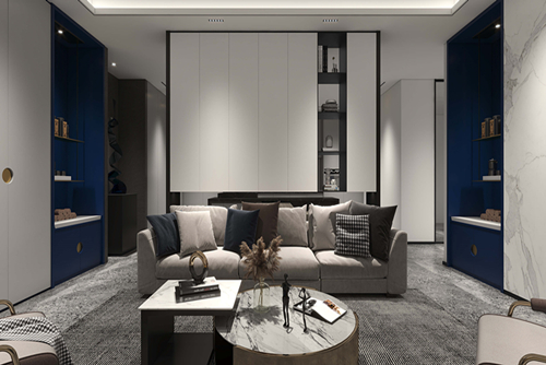 廣州市雅居樂(lè)富春山居現(xiàn)代風(fēng)格辦公空間裝修案例