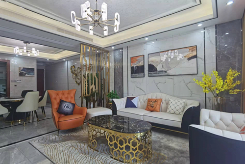 河源市百利保花園現(xiàn)代風(fēng)格平層裝修案例