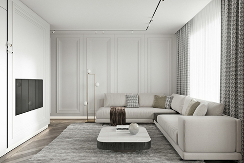 涼山彝族自治州北安置小區(qū)現(xiàn)代簡約風格平層裝修案例