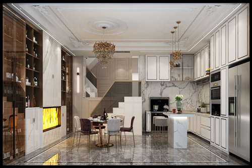 涼山彝族自治州邦泰&middot;玖熙臺(tái)現(xiàn)代簡(jiǎn)約風(fēng)格別墅裝修案例