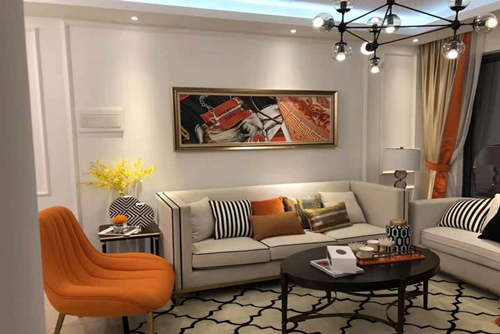 ?？谑虚徘f現(xiàn)代簡(jiǎn)約風(fēng)格三居室裝修案例