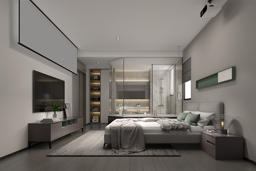 ?？谑斜箭埓髲B現(xiàn)代簡(jiǎn)約風(fēng)格四居室裝修案例