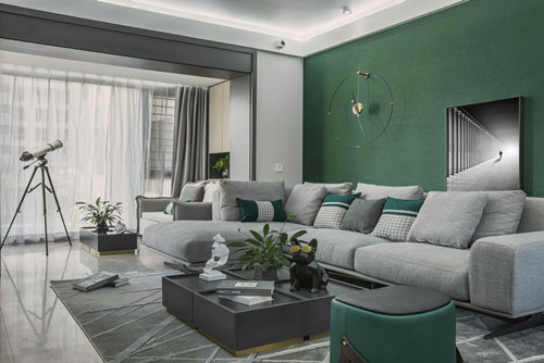 ?？谑谐尚啪霸番F(xiàn)代簡約風(fēng)格三居室裝修案例