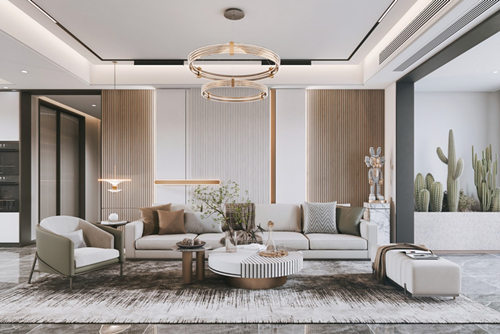 江門市經(jīng)緯凱旋世家現(xiàn)代風(fēng)格三居室裝修案例