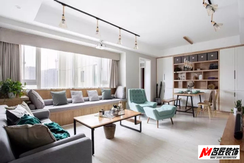 江門市明泰城現(xiàn)代簡(jiǎn)約風(fēng)格三居室裝修案例