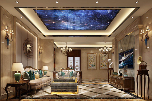 清遠(yuǎn)市云山詩意歐式風(fēng)格別墅裝修案例