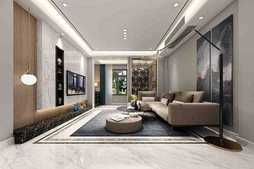 清遠市荷興廣場現(xiàn)代簡約風格別墅裝修案例