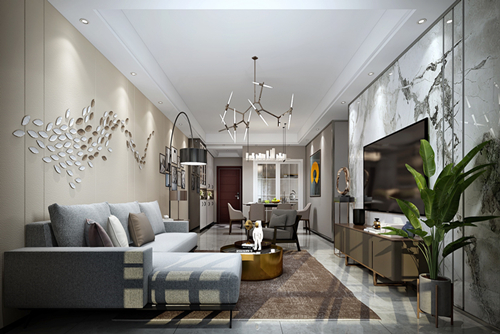 三明市百姓人家現(xiàn)代簡(jiǎn)約風(fēng)格三居室裝修案例