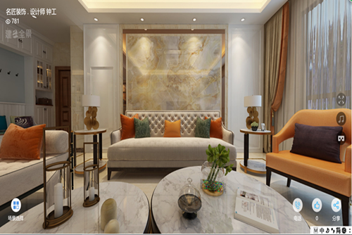 廣州市合景臻頤府現(xiàn)代簡(jiǎn)約風(fēng)格五居室裝修案例