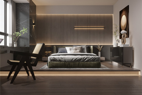 中山市麗景名筑輕奢風(fēng)格三居室裝修案例