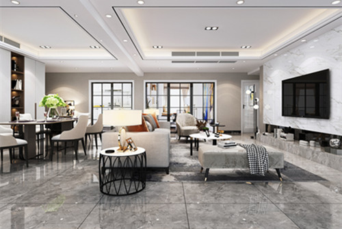 中山市東城四季現(xiàn)代簡約風(fēng)格四居室裝修案例