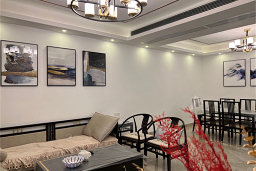 中山市錢隆悅府現(xiàn)代簡約風(fēng)格三居室裝修案例