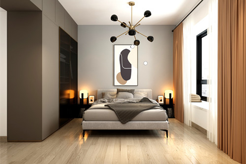 中山市萬科金悅?cè)A庭現(xiàn)代簡約風格三居室裝修案例