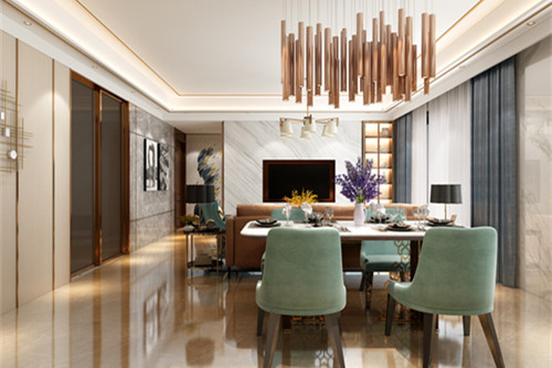 中山市越秀星匯品峰現(xiàn)代簡約風格四居室裝修案例