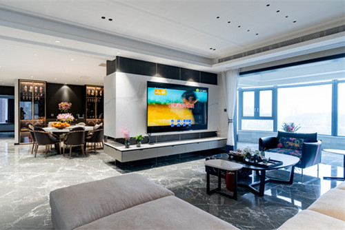 德陽(yáng)市畜牧局家屬區(qū)現(xiàn)代簡(jiǎn)約風(fēng)格四居室裝修案例